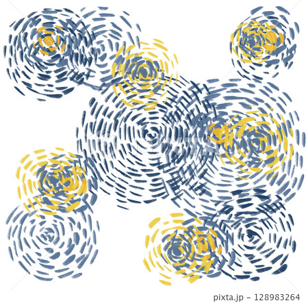 starry night impressionist style painting llustartion background starry night impressionist style painting llustartion background 128983264