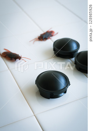 置き型のゴキブリ駆除剤　ゴキブリ退治 128985926