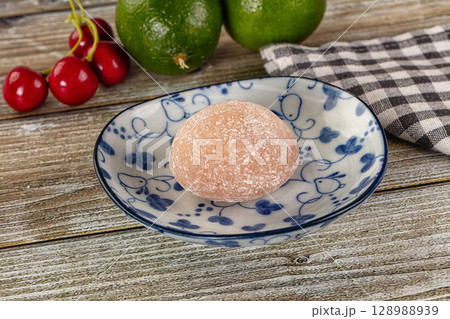 Japanese rice dessert mochi cake Japanese rice dessert mochi cake 128988939