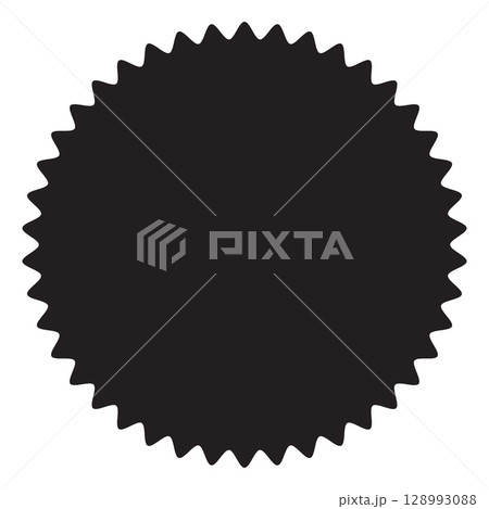 Premium quality round badge vector icon, black medal stamp silhouette, achievement mark, guarantee label vintage style Premium quality round badge vector icon, black medal stamp silhouette, achievement mark, guarantee label vintage style 128993088