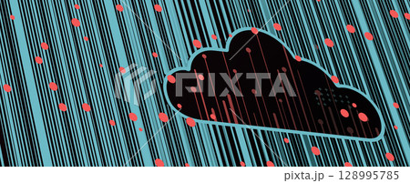 Abstract cloud concept technology background and network security solution Abstract cloud concept technology background and network security solution 128995785
