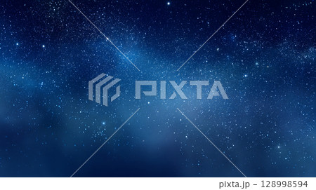 深青の星空のシンプル背景 深青の星空のシンプル背景 128998594