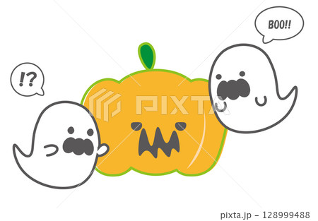 ゆるいハロウィン用挿絵 ゆるいハロウィン用挿絵 128999488