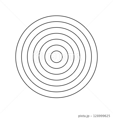 Diagram divided on six round segments. Coaching wheel of 6 concentric circles. Polar grid graph paper. Life blank. Habits tracker of wheel of life. Diagram divided on six round segments. Coaching wheel of 6 concentric circles. Polar grid graph paper. Life blank. Habits tracker of wheel of life. 128999625