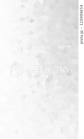 白い和紙モダンなデザインの背景テクスチャー　ザラザラ和紙風イラスト壁紙素材 128999654
