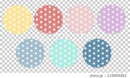 Pattern 4-2 Asanoha Set 128999862