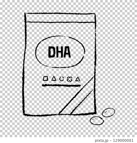DHA supplement in a bag 129000081