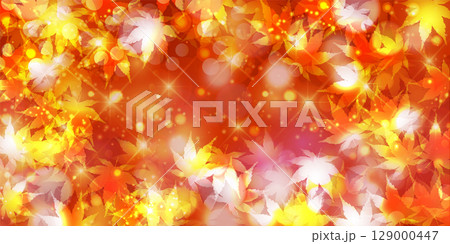 紅葉　もみじ　秋　背景	 129000447