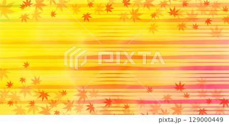 紅葉　もみじ　秋　背景	 129000449