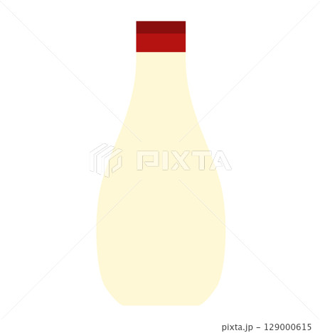 シンプルなマヨネーズのイラスト 129000615