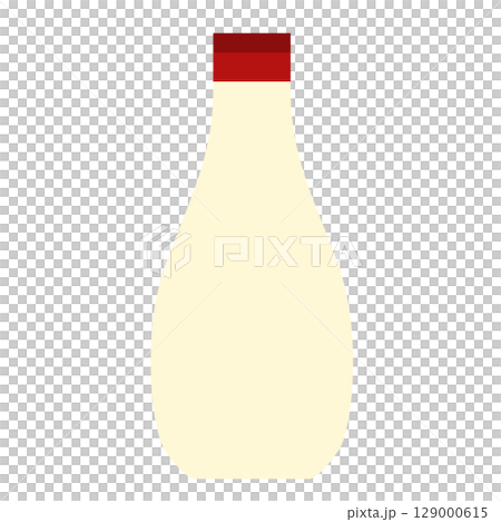 シンプルなマヨネーズのイラスト 129000615
