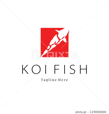 Koi Fish Logo Design Chinese Lucky And Triumph Ornamental Fish Company Brand Gold Fish Icon Koi Fish Logo Design Chinese Lucky And Triumph Ornamental Fish Company Brand Gold Fish Icon 129000680