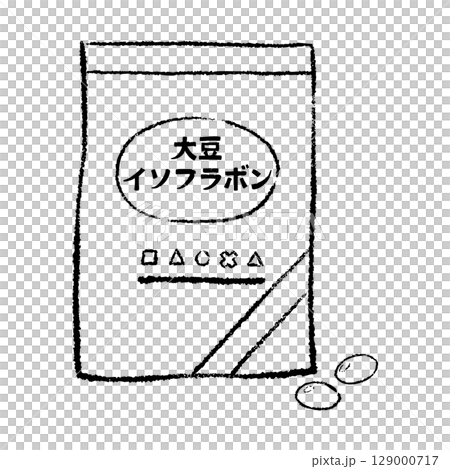 大豆異黃酮補充劑包裝線圖 129000717