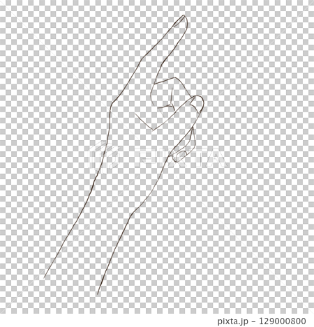 簡單的線條畫出手指姿勢 簡單的線條畫出手指姿勢 129000800