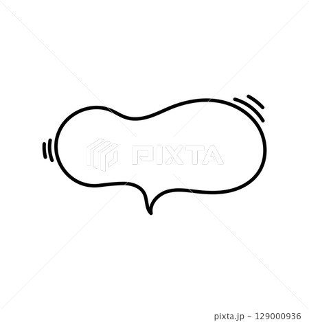 Comic speech bubble 129000936