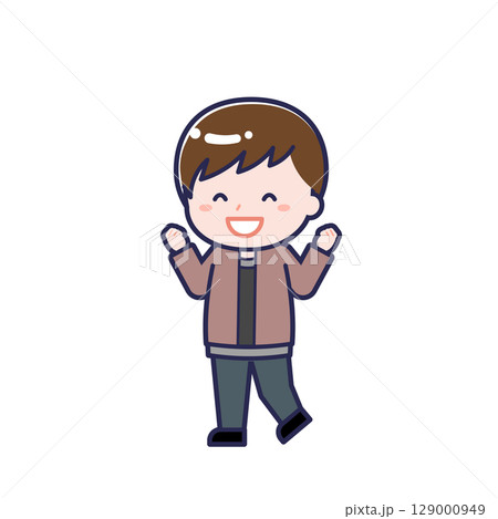 私服の10代/ななめ/男性 07 私服の10代/ななめ/男性 07 129000949