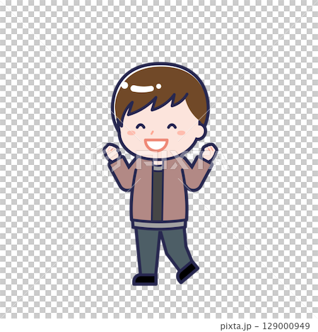 私服の10代/ななめ/男性 07 私服の10代/ななめ/男性 07 129000949
