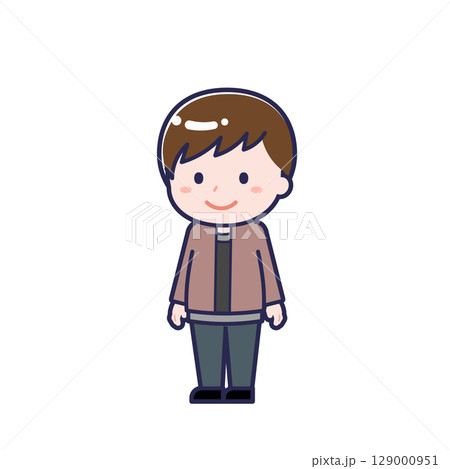 私服の10代／ななめ／男性 09 129000951
