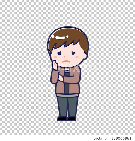 Casual clothes teenager / diagonal / male 19 129000961