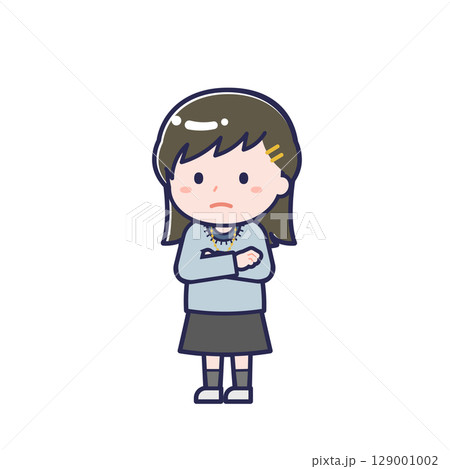 私服の10代／ななめ／女性 30 129001002