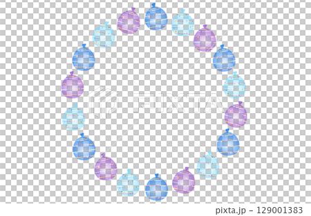 ふんわり水風船 フレーム 丸 ブルー ふんわり水風船 フレーム 丸 ブルー 129001383