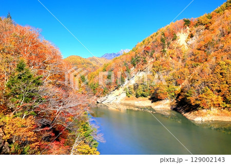 奥裾花ダムの紅葉 奥裾花ダムの紅葉 129002143
