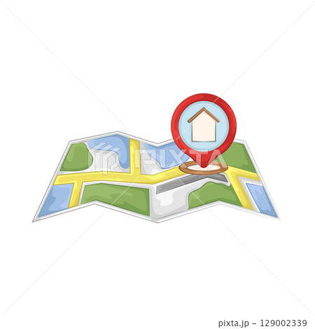 Illustration of Home Location  129002339