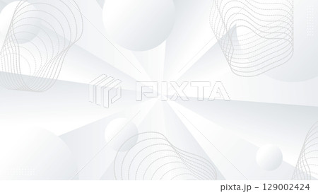 Modern abstract banner shapes starburst gray gradient background. Vector illustration. Modern abstract banner shapes starburst gray gradient background. Vector illustration. 129002424