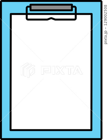 バインダーA4コピー紙のイラスト青 129002508