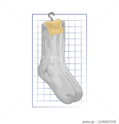 Illustration of Women Socks  129002558