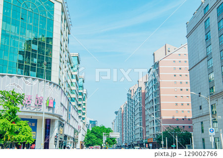 中国 北京の街並み　 129002766