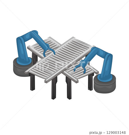 Illustration of Conveyor Illustration of Conveyor 129003148