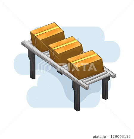 Illustration of Conveyor  129003153