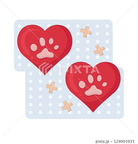Illustration of Pet Care Illustration of Pet Care 129003935