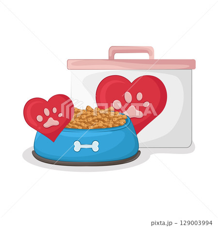 Illustration of Pet Care Illustration of Pet Care 129003994