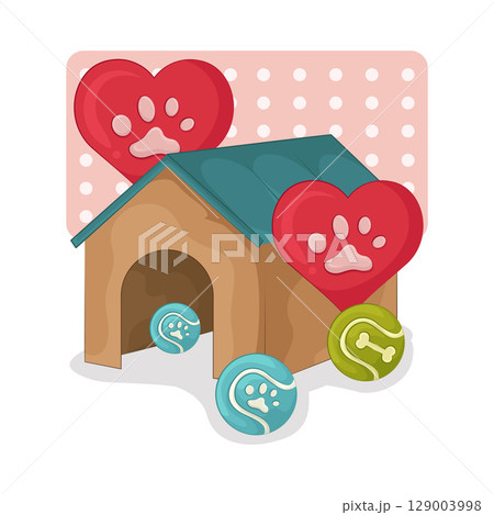 Illustration of Pet House 129003998
