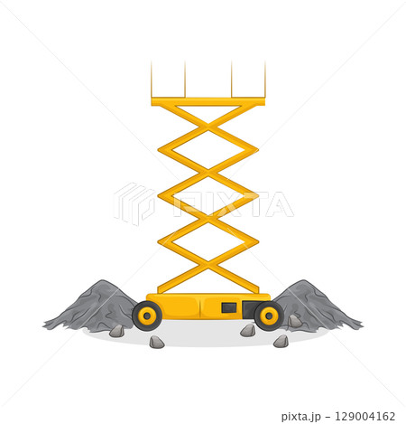 Illustration of Scissor Lift 129004162