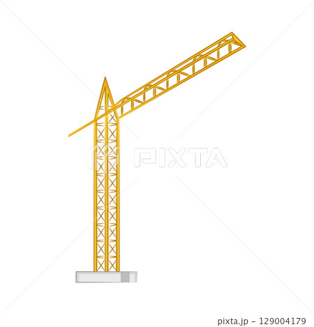 Illustration of Tower Crane   129004179