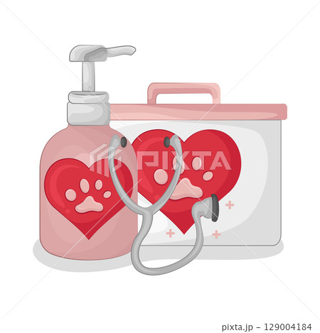 Illustration of Pet Care  129004184