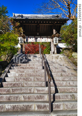 鎌倉 覚園寺の美しい紅葉(神奈川県鎌倉市) 鎌倉 覚園寺の美しい紅葉(神奈川県鎌倉市) 129004948