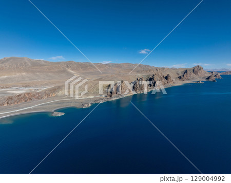 Beautiful lake landscape in Tibet,China Beautiful lake landscape in Tibet,China 129004992