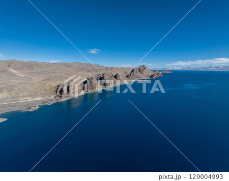 Beautiful lake landscape in Tibet,China Beautiful lake landscape in Tibet,China 129004993
