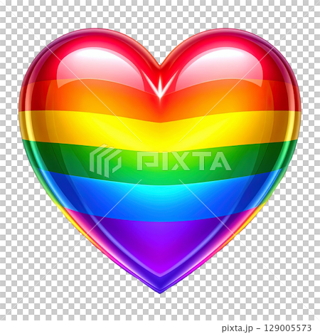 A vibrant, red 3D heart symbol with a shiny, romantic design is the perfect illustration of passion and love for Valentine's Day A vibrant, red 3D heart symbol with a shiny, romantic design is the perfect illustration of passion and love for Valentine's Day 129005573