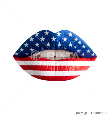 United States national flag, a patriotic symbol with stars and stripes 129005622