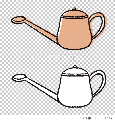 手描きのジョウロ 129005715