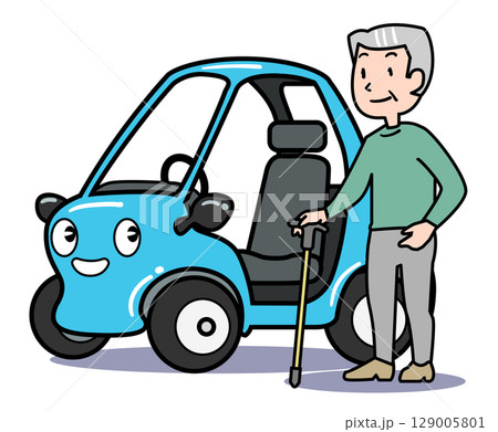 高齢者用一人乗りカー 129005801