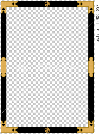 和風額縁フレーム枠 129006057
