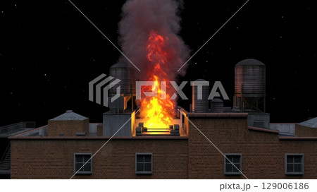 火災現場 火災現場 129006186