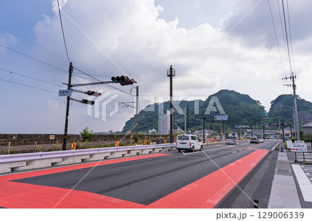 入口風景　鹿児島県観光スポット　名勝 仙巌園　　鹿児島市吉野町 129006339