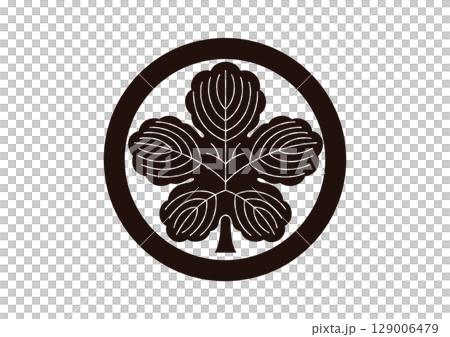 丸に梶の葉紋 丸に梶の葉紋 129006479